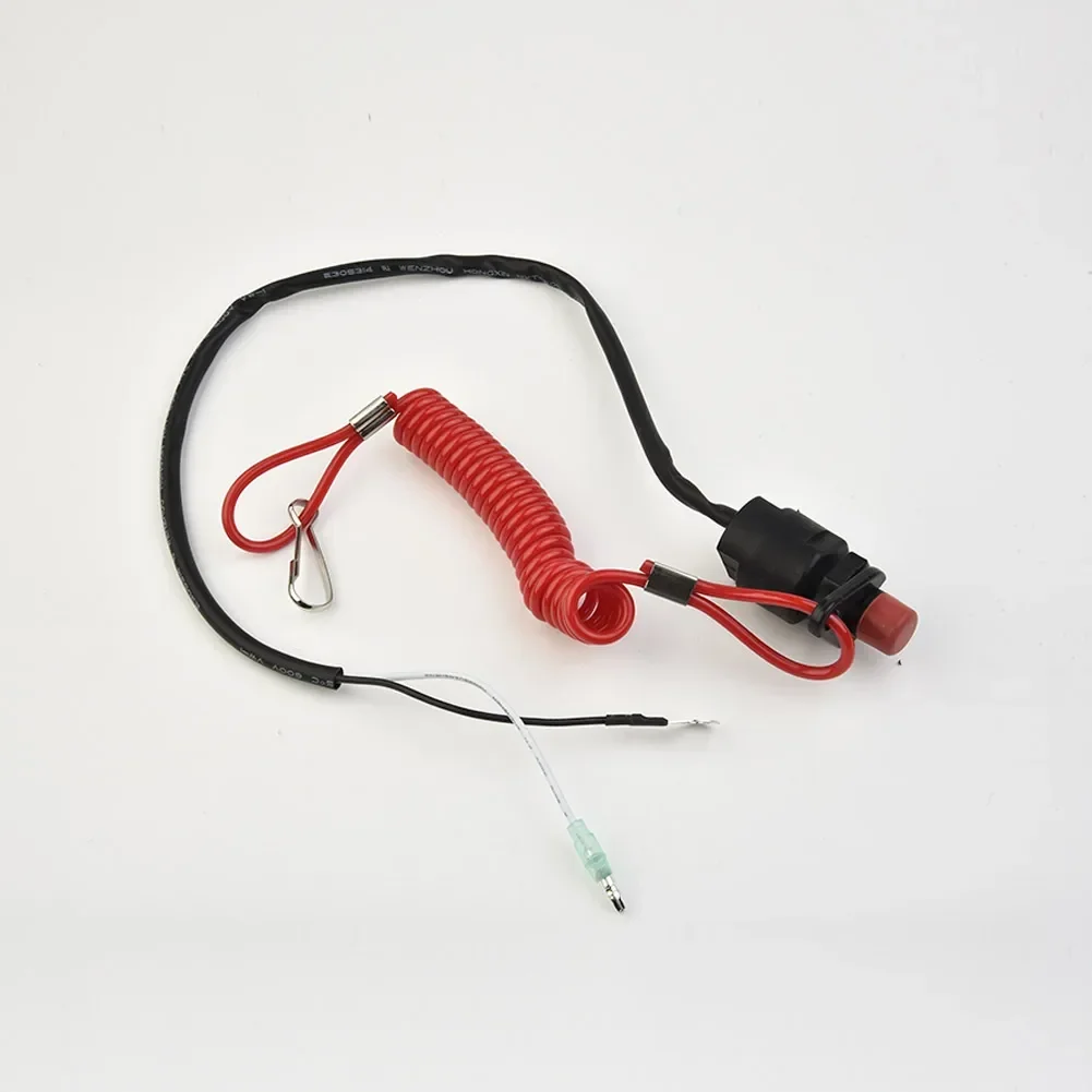 Engine Outboard Kill Switch Component Set Protection Plastic Safety Lanyard Boat Motor Replacement Accessories
