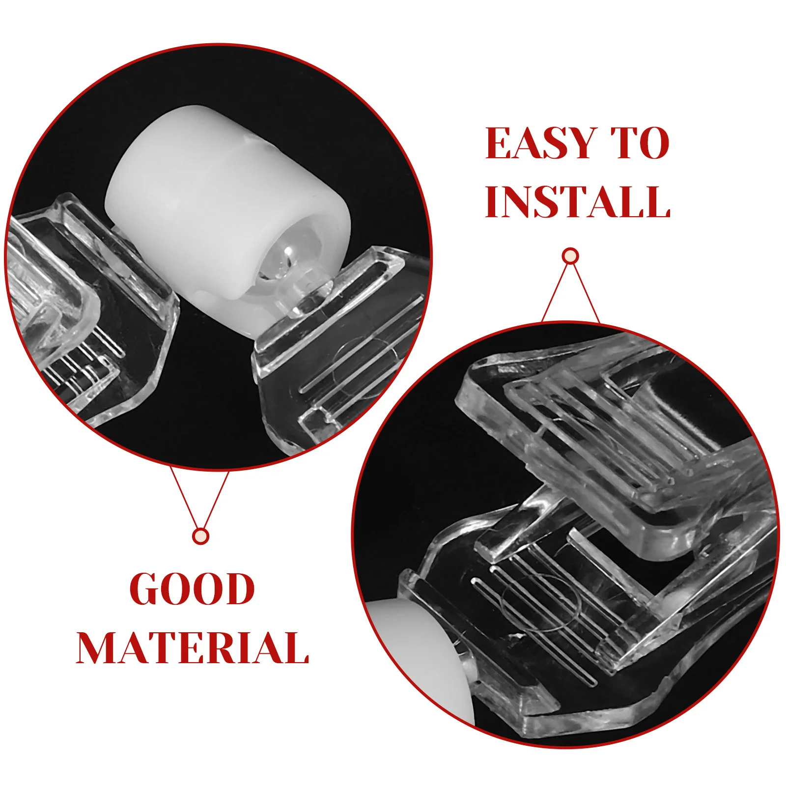 

10pcs Ad Folder Sign Holders Retail Store Supplies Clear Clips Plastic Merch ise Labels Adjustable For Shop Supermarket Display