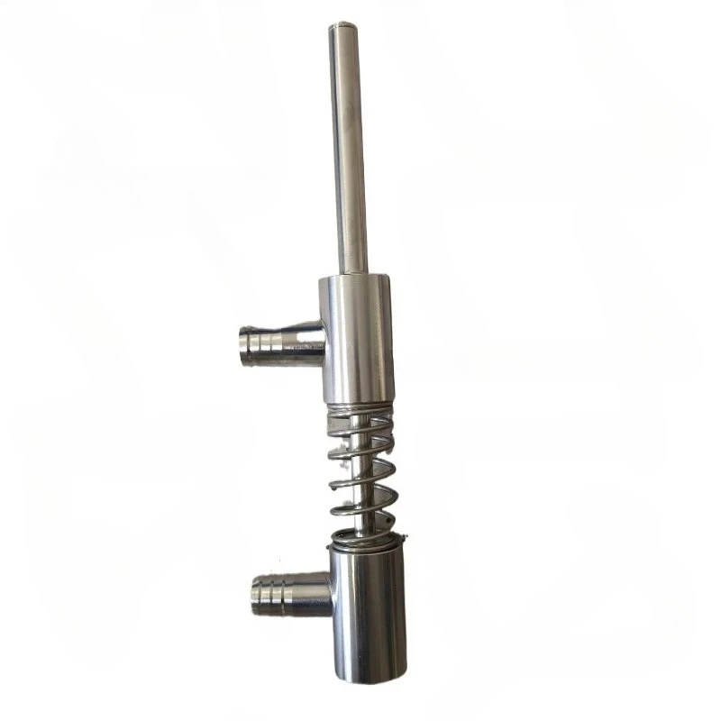 test 304 316 stainless steel filling valve, liquid filling valve The inner diameter of the discharge port is optional