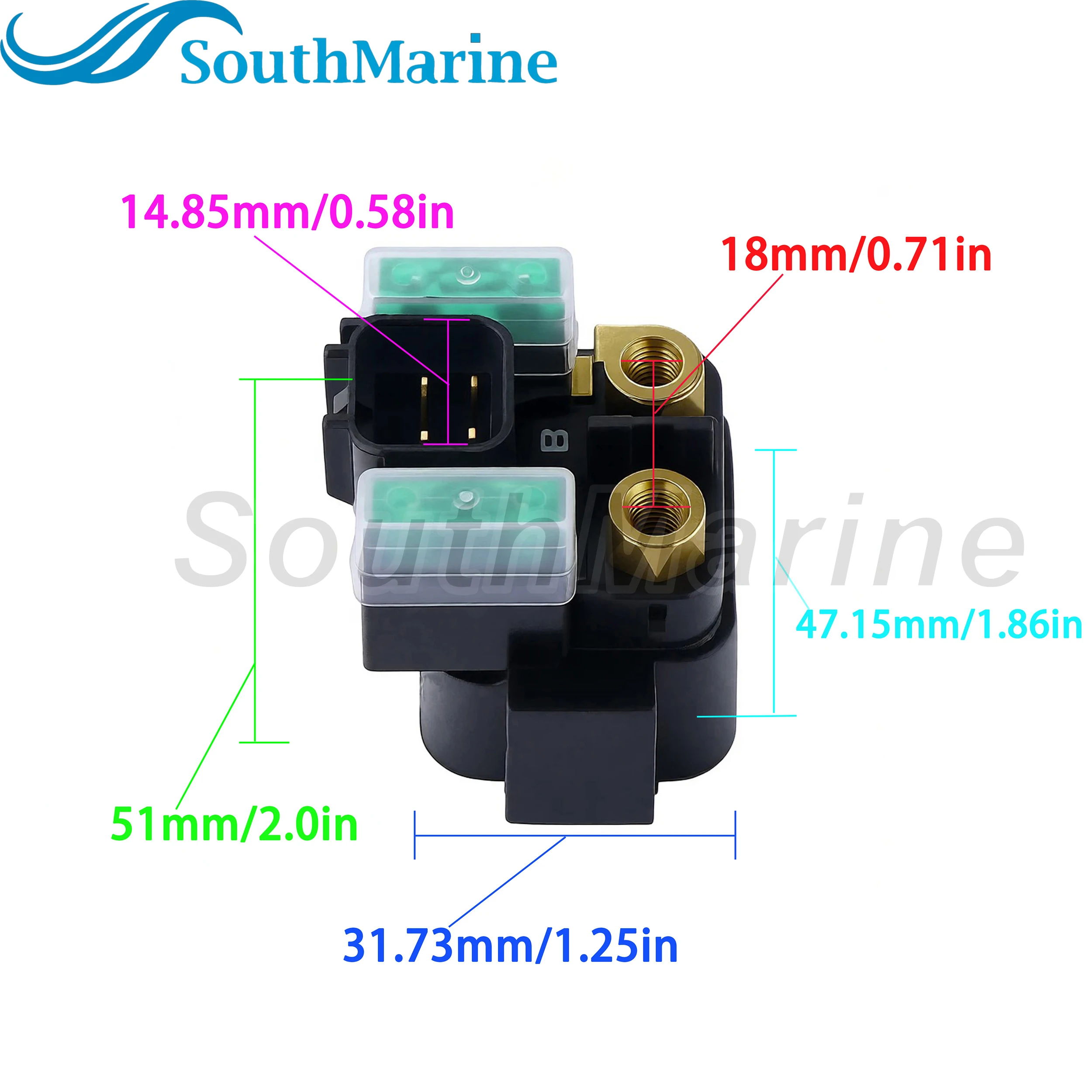 Boat Engine 3D7-81940-00 Starter Relay Solenoid Switch for Yamaha YZF-R1 YZF R1 FJR1300 XT660 WR250R WR250XMT-10 MT10