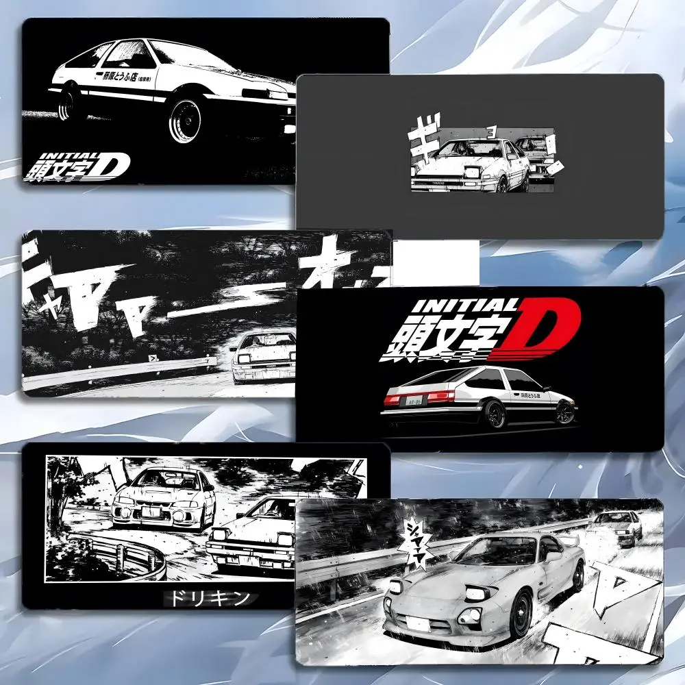 D anime racing I-Initial D Mouse Pad Mousepad Large Gaming LockEdge Thickened PC Table Desk Mat