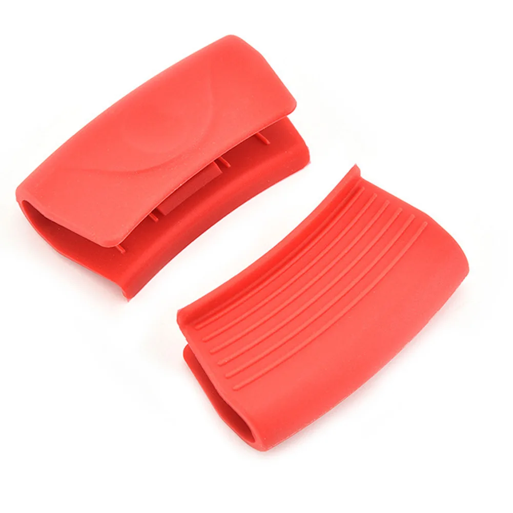 Anti-slip Handle Grip Silicone Pot Handle Grip Cooking Safety Kitchen Tool Scald Resistance Soft Silicone Strong Toughness