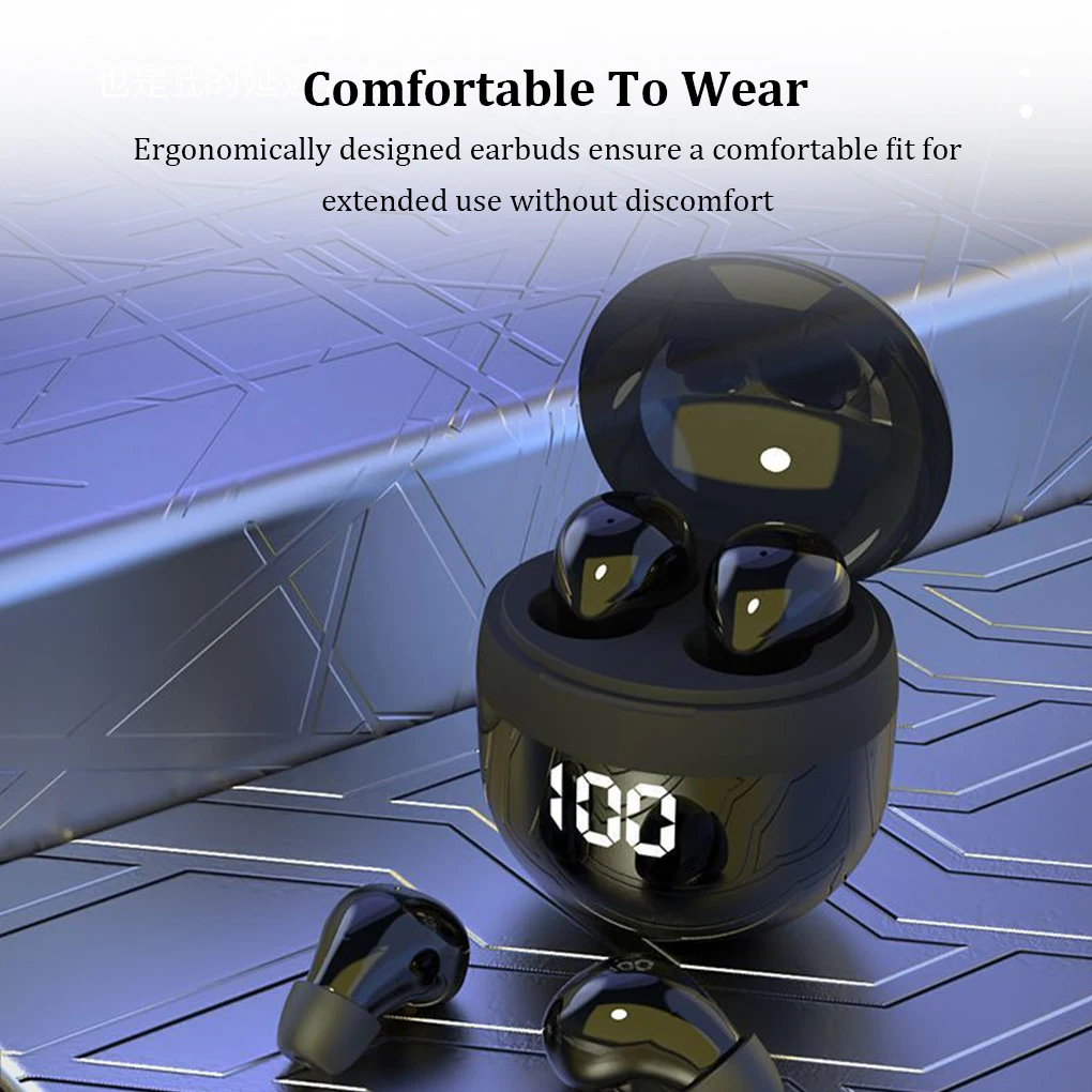 Wireless Bluetooth Headset Compact And Lightweight Wide Application Superior Sound Comfortable