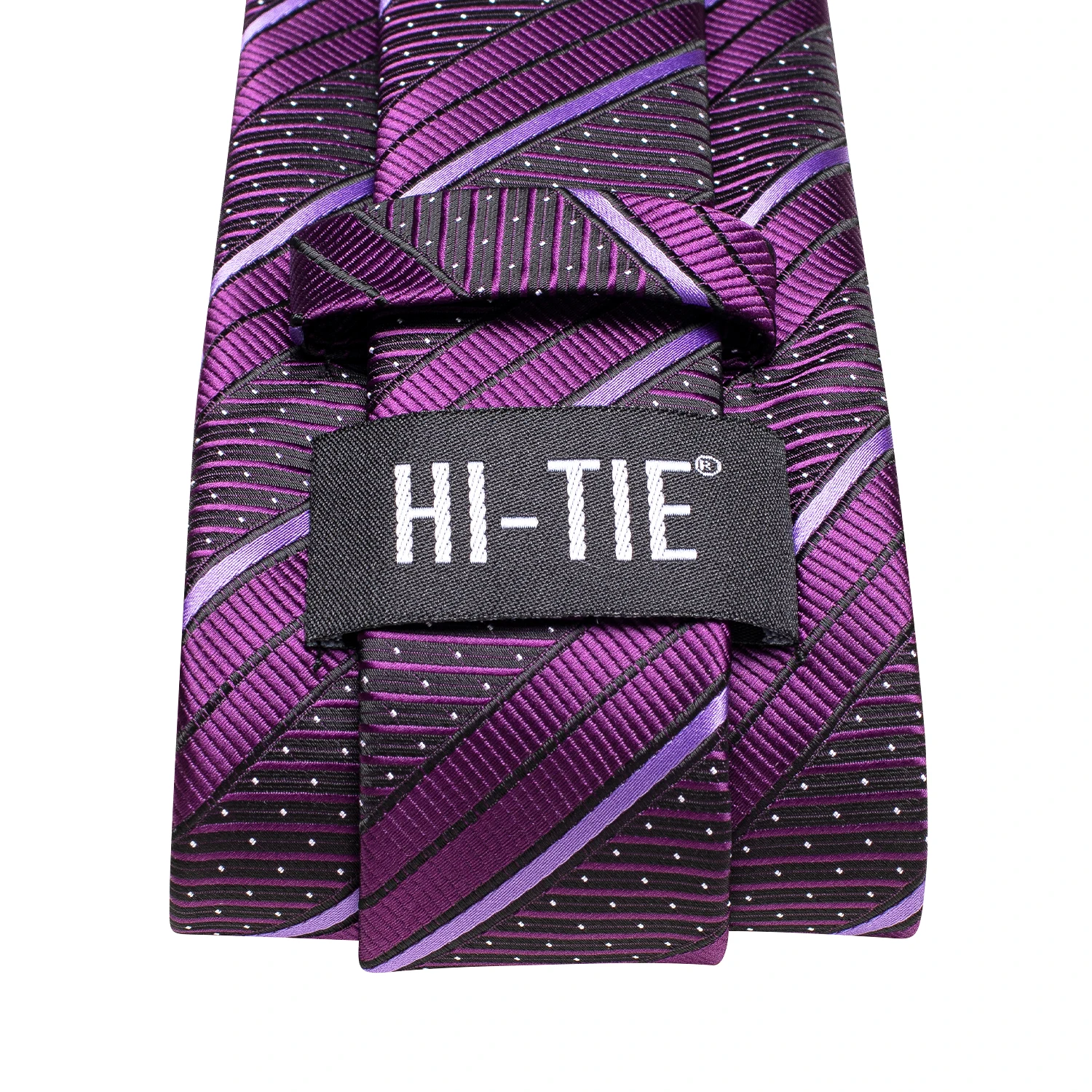 الأرجواني المشارب الرجال التعادل منديل أزرار أكمام مجموعة ربطة العنق للرجل الذكور الزفاف الأعمال العلاقات الرسمية أبي الزوج هدية