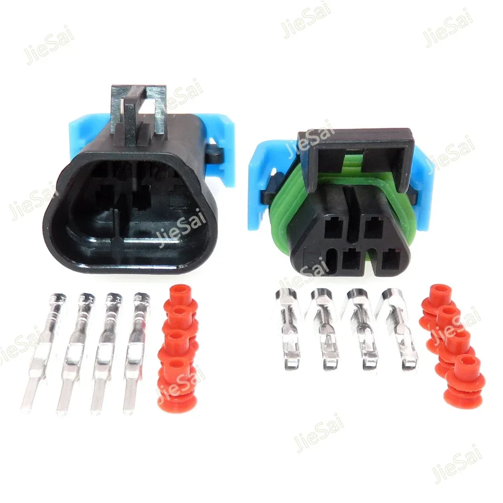 

4 Pin 12146047 12092839 Automotive Oxygen Sensor Wiring Socket For Buick Male Female Docking Cable Connector