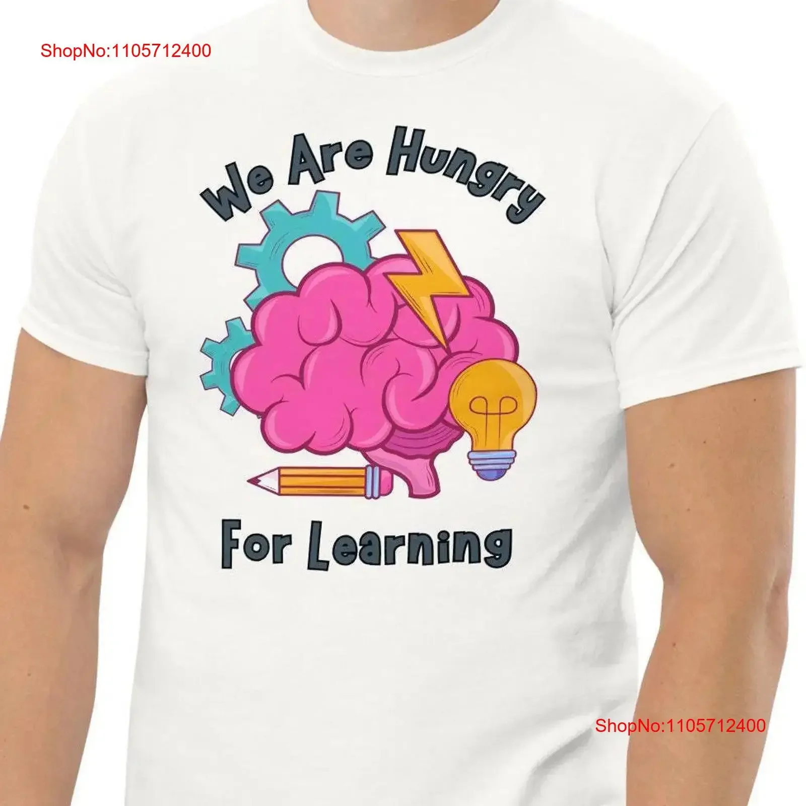 We Are Hungry For Learning T Shirt Back To School 1st Day Of Teacher s grade vintage Washed Versatile Slightly Stretched