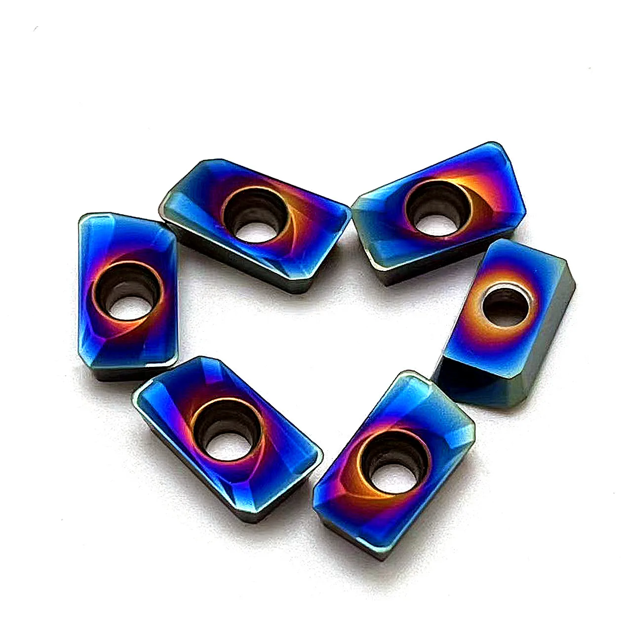 Cortador de fresado CNC de alta calidad 10PCSAPMT1135 PDER M2 H2 inserto de carburo Nano Blue APMT1135
