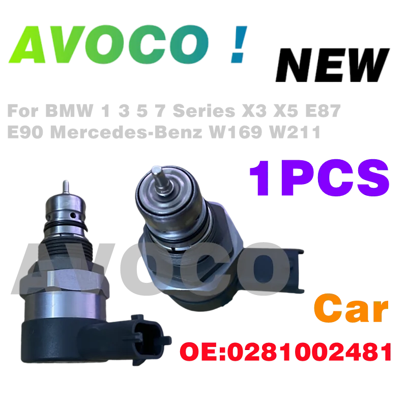 

0281002481 DRV Common Rail Solenoid Valve A6110780449 0281002481 For BMWW 1 3 5 7 Series X3 X5 E87 E90 M-ercedes-B-enz W169 W211
