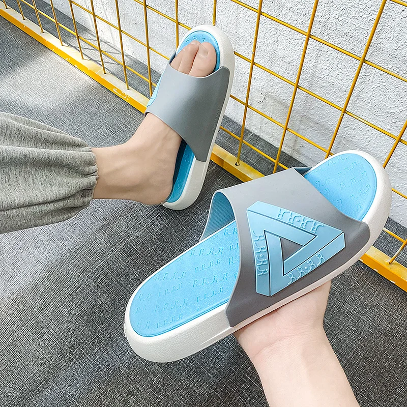 Summer Couples Shoes Women Slippers Non-slip Fashion Men's Shoes Slides Men Slippers Unisex Sandals Thick Bottom Slippers 2022