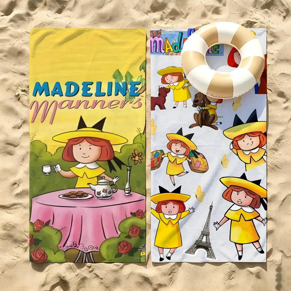 Book Madeline Towel Microfiber Beach Towel Quick Dry Absorbent Soft for Swimming Yoga Resort Travel Camping