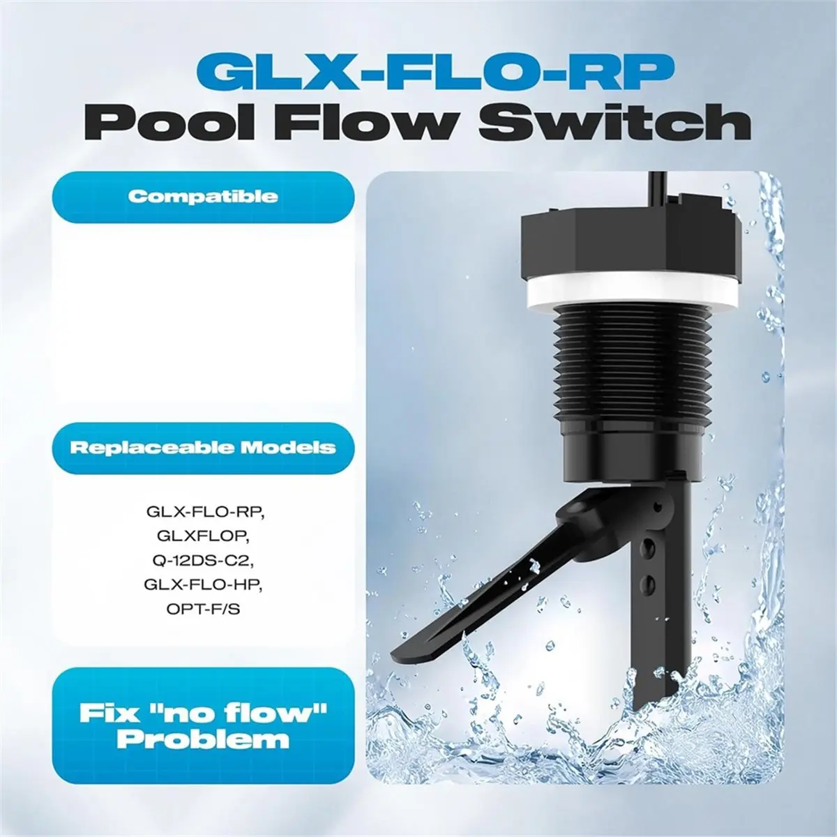 

Датчик уровня соли для бассейнов Aquarite Salt System с тройником и кабелем (модель Switch --RP)