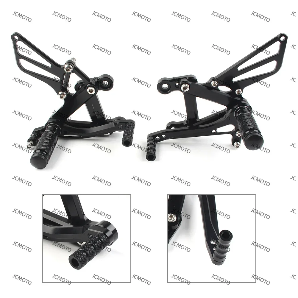 

Аксессуары с ЧПУ, алюминий для Kawasaki Ninja ZX6R ZX-6R 2003 2004, подножки для мотоцикла, подставка для ног, задняя подножка