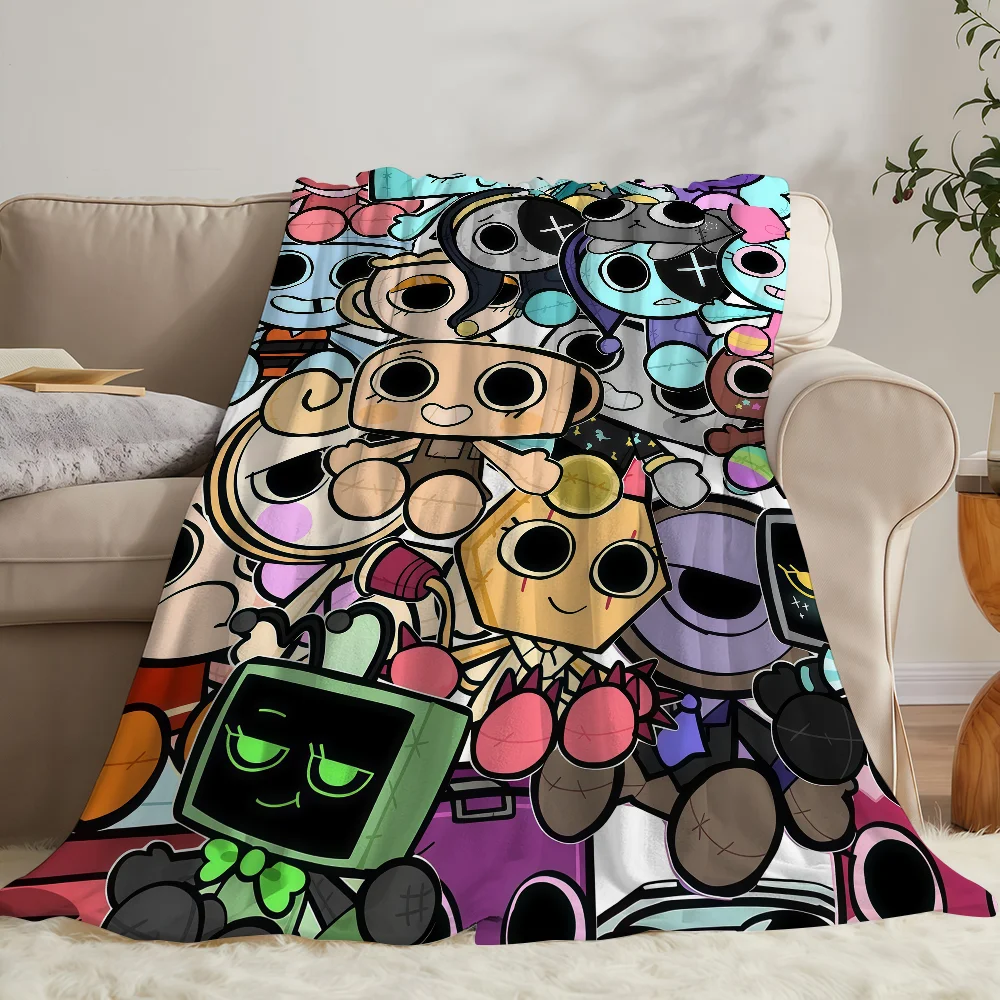 Game D-Dandys W-world Blanket Soft Warm And Thick Perfect For Bedroom Living Room Bed Sofa Camping Picnic Office Gift