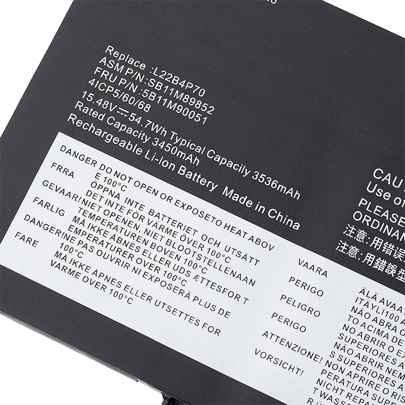 

SUOZHAN L22B4P70 L22C4P70 L22D4P70 L22L4P70 Battery for Lenovo ThinkPad X13 Yoga G4 15.48V 54.7Wh/3536mAh