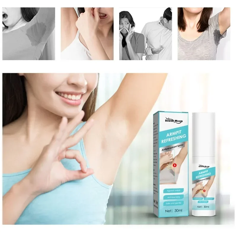 Refreshing deodorant spray Antiperspirant underarm odor fragrance Armpit Anti Sweat dry body Balm Portable removal bad Smell