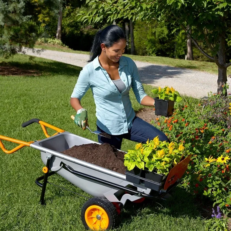 8-in-1 Garden Cart/Wheelbarrow Heavy Duty/Dolly