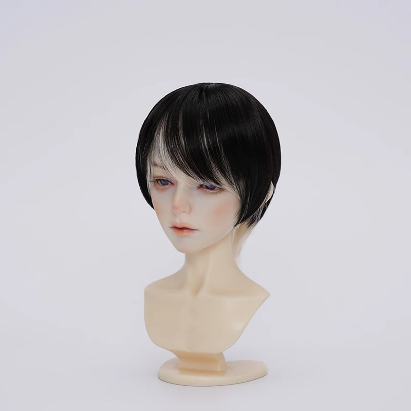 BJD doll wig suitable for 1/3 1/4 1/6 size wig soft silk juvenile hair color matching short hair BJD doll wig doll accessories