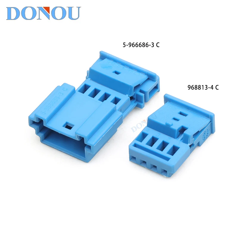 5-966686-3C is suitable for BMW ambient lighting dashcam with 4-hole plug and terminal 968813-4
