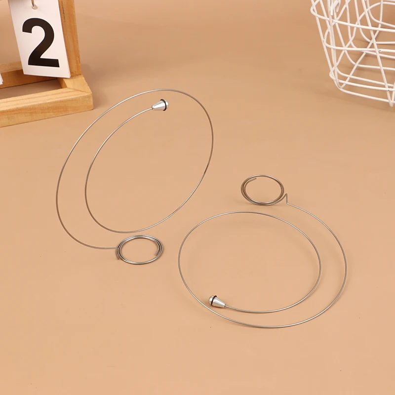 1 PC สแตนเลสสตีล Loupe ผู้ถือแว่นตานาฬิกาซ่อมง่ายต่อการติดแว่นขยายสายตายาวแหวนเหล็กอุปกรณ์เสริม