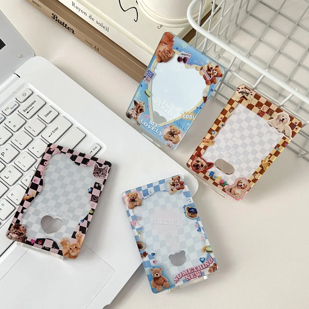 Burst Original Y2k American Dog Small Cartoon Student Card Set Card Brick Goo Goo Tray Table Card Set Card Insert Card