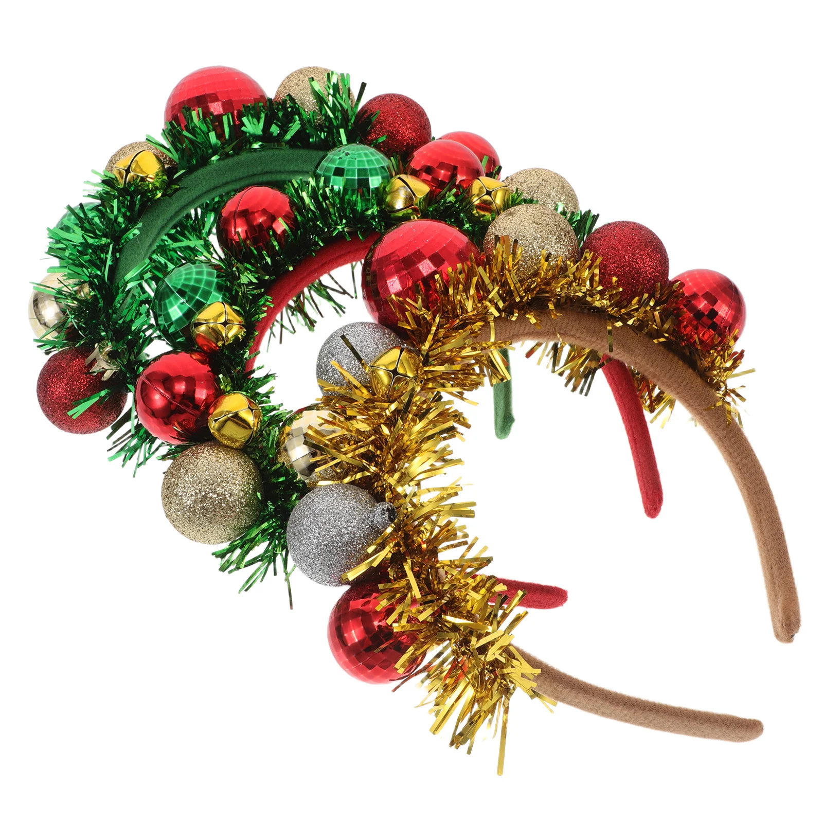 

3Pcs Christmas Disco Headwear Glitter Mirror Ball Headband Kids Xmas Party Accessories Festive Holiday Headdress