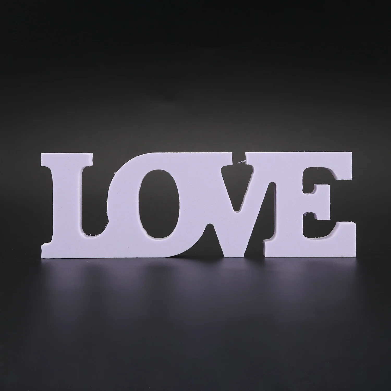 3pcs LIVE LOVE LAUGH Wooden Letters for Wedding Decoration (White)