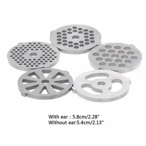 1pcs 3/5/7mm 고기 분쇄기 플레이트 네트 컷 고기 분쇄기 액세서리 요소 스테인레스 스틸 고기 구멍 플레이트 교체 Best5 1pcs 3/5/7mm 고기 분쇄기 플레이트 네트 컷 고기 분쇄기 액세서리 요소 스테인레스 스틸 고기 구멍 플레이트 교체 Best5