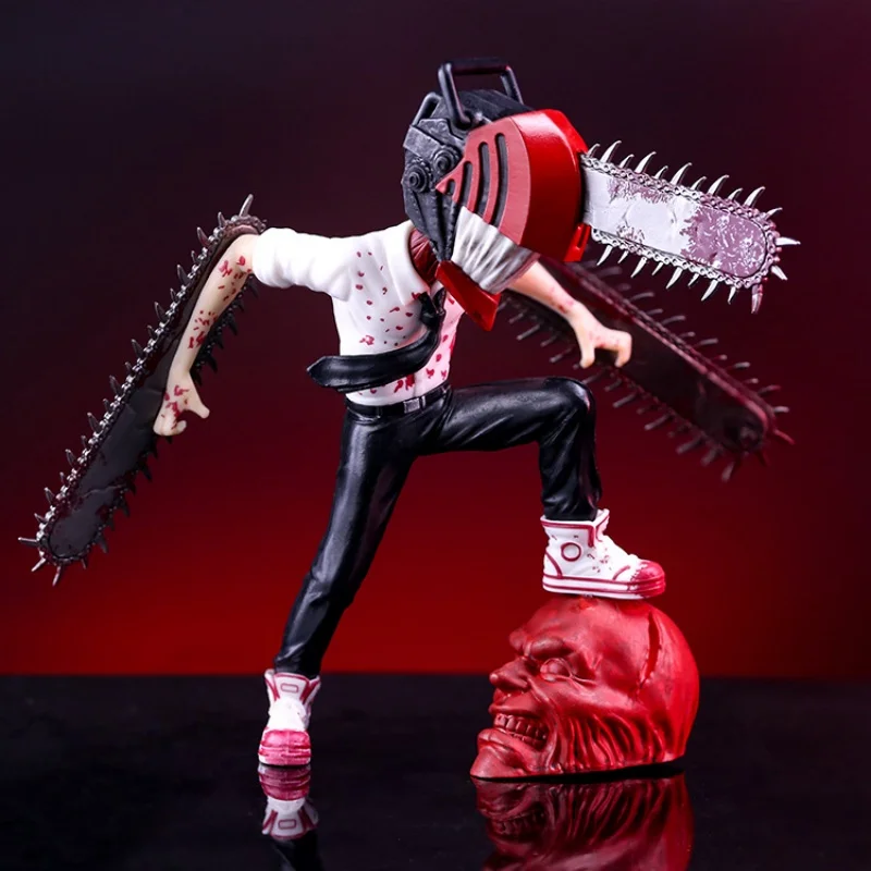 17cm Chainsaw Man Denji Anime Figure Denji/Power Action Figure Chainsaw Man Denji Figurine Adult Collectible Model Doll Boy Toy