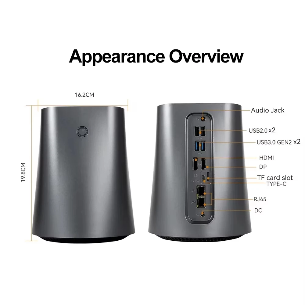 NASミニPC N100、Ryzen 7 5825U搭載、2ベイDDR4 M.2 NVMe SSD、2.5Gイーサネット、WiFi6、2x 2.5/3.5インチHDD、RAID対応、Windows 11対応