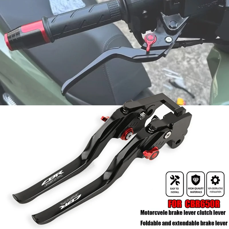 For Honda CBR650R CBR 650R CBR650 R 2019-2024 Hot Motorcycle CNC Accessories Aluminium Front Brake Clutch Rod Adjustable Lever