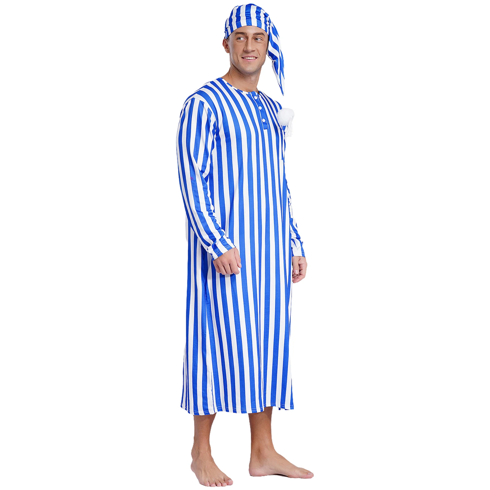white christmas dresses Men's Two Piece Christmas Pajamas main image 1