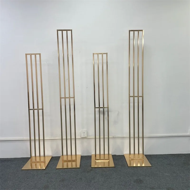 

Набор из 4 металлических стендов для воздушных шаров с золотым покрытием, для свадебного фона, уличных цветочных композиций, дверных полок, декораций для вечеринок