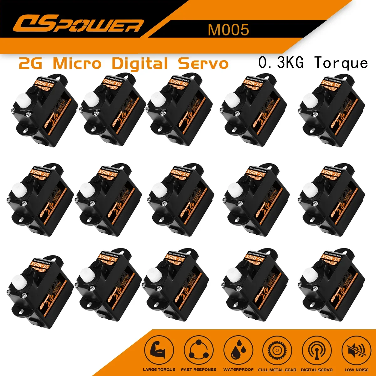 DSpower 1/5/10/20pcs 2g Micro Digital Servo Mini Servos for Rc Car Model Micro Servo 4k Camera Drone Toys for Boys 24h Deliver