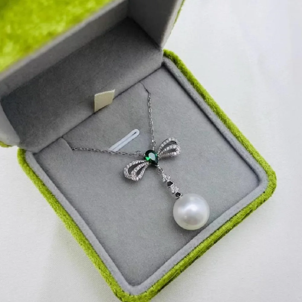 

S925 sterling silver exquisite pendant AAA8-9mm9-10mm10-11mm natural South Sea pearl pendant 18inch