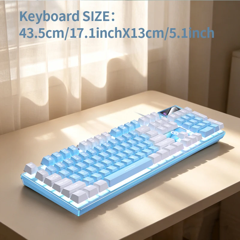 Gaming  Keyboard and Mouse Wired Combo Set,Computer Laptop Desktop Office PC Accessories view 4