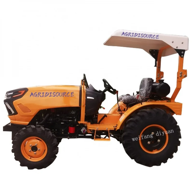 Lange levensduur: China tractor 4WD 60HP elektrische landbouwtractor compacte tractor met lader en graaflaadcombinaties