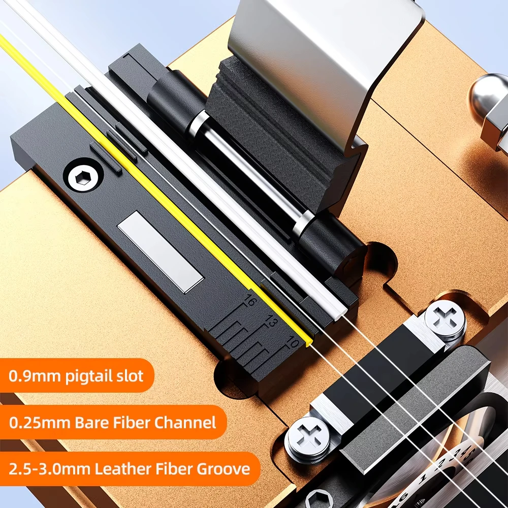 S09 ความแม่นยําสูง Fusion Splicer เครื่องตัดไฟเบอร์ออปติก FTTH Fiber Cleaver ไฟเบอร์ออปติก Cleaver
