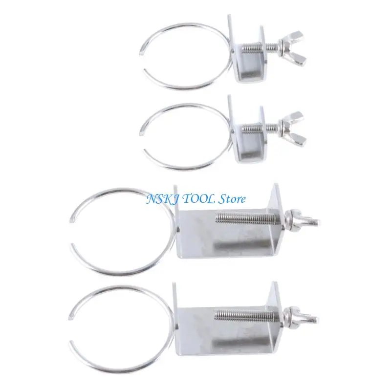 L8RC 4pcs Steel Float Valves with Clip Float Valves With Fixing Clips for Automatic Water leveling Control in Tanks & Troughs