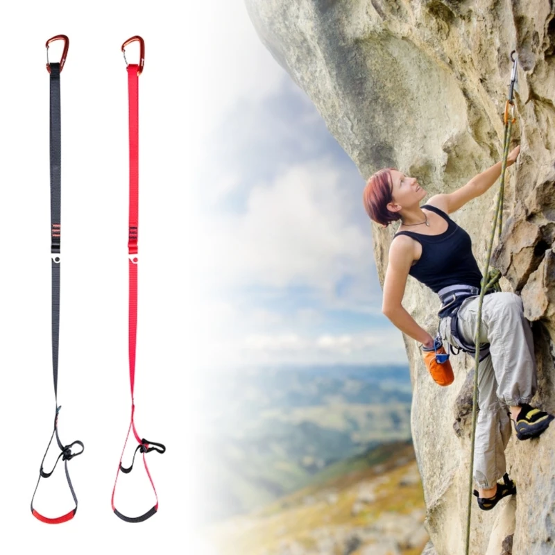 

Adjustable Climbing Ascenders Sling Belt Rope Foot Ascenders Webbings Sling Outdoor Sports Foot Belt Climbing Gear