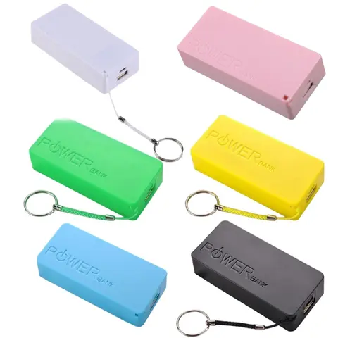 2x18650 Protable용 케이스 DIY 상자용 USB 모바일 전원 은행 충전기 배터리 팩