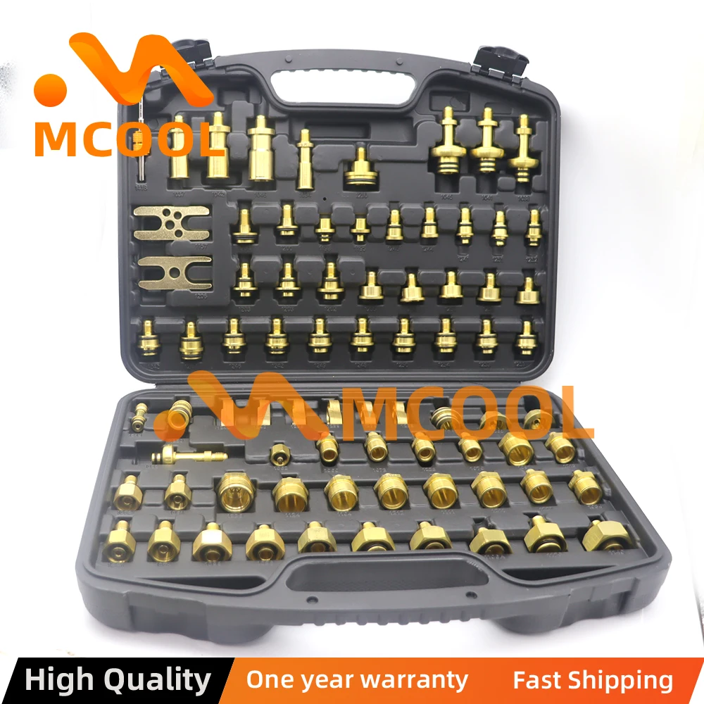 

New AC Universal Leak Test Adapter Leak Detection Repair Tool leak detector For Europe America Asia Car Fit for 90% Cars