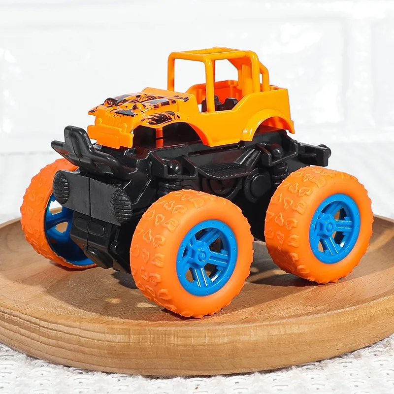 Inertia four-wheel drive off-road vehicle model car big wheel stunt toy car