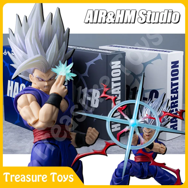 

AIR&HM Studio Gohan Head Sculpt Dragon Ball Super Saiyan Gohan Beast Head Accessories Anime Action Figures Model Toys Gifts