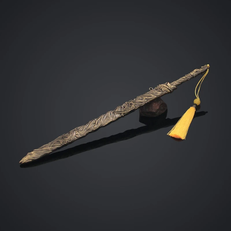 11.81in Film En TV Perifere Tian Di Xuan Huang Zwaard Oude Zwaard Wapen Model Met schede Desktop Collectie Decoratieve