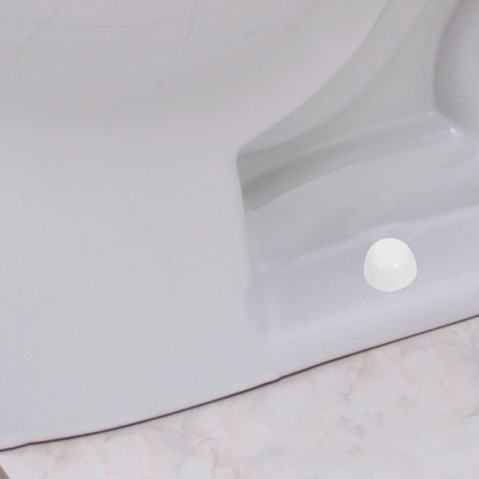 

Universal Toilet Flange Bolts Decorative Caps Set Easy Installation Snap in Inserts Aesthetic Enhancement Secure Fixation