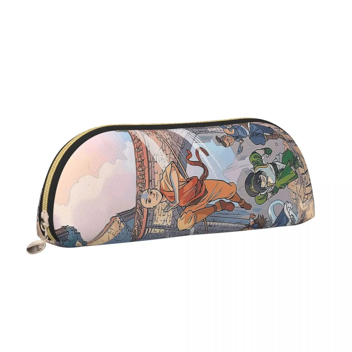 تصميم الصورة الرمزية Aang مقلمة حامل القلم تخزين القرطاسية لوازم تخزين كبيرة صندوق القلم حقيبة أقلام رصاص للبنين بنات هدايا