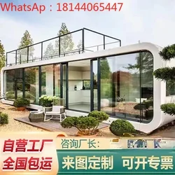 Customized space capsule container mobile room villa homestays housing people capsule starry sky room customized sun room