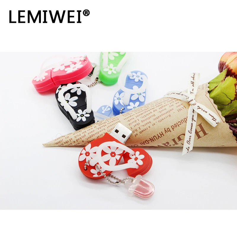 Мультяшные шлепанцы презерватив Red Lip spersexy USB флэш-накопитель 8 ГБ 32 ГБ 64 Гб U-диск памяти usb флэш-накопители