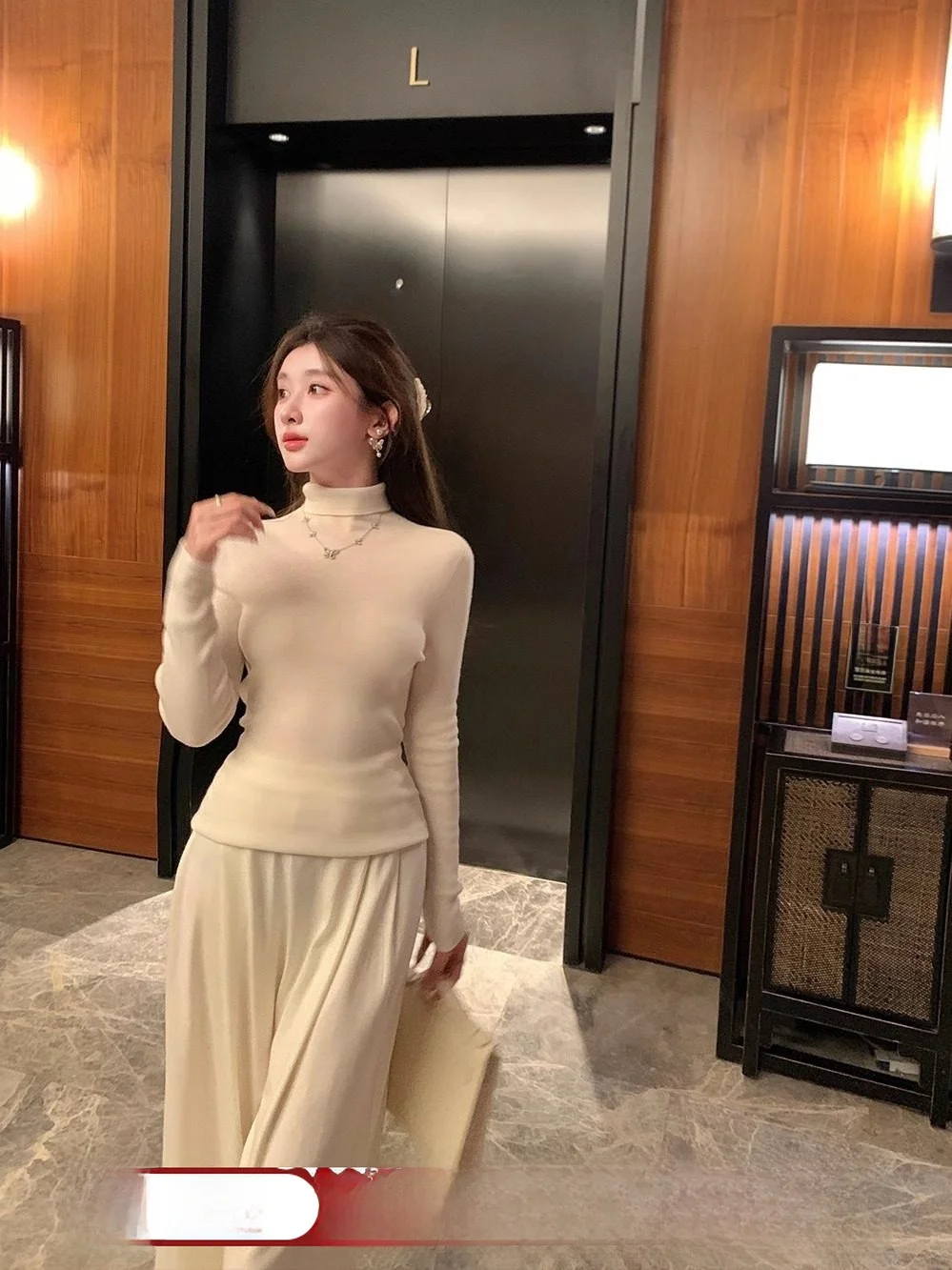 

Женская мягкая эластичная шерстяная кофта NMIOK с длинным рукавом, не скатывающаяся, 100% шерсть, осенне-зимняя новинка, топ-пуловер