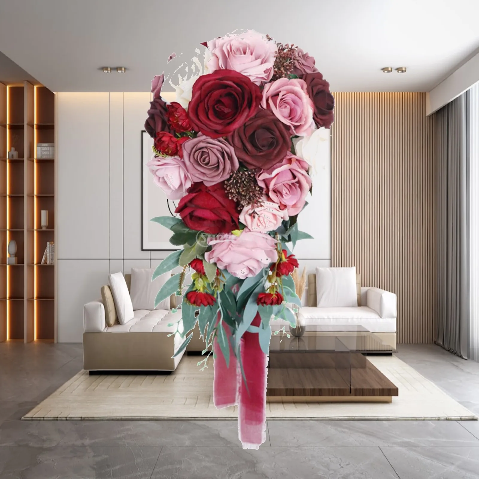 wedding-bouquets-for-bride-waterfall-rose-flowers-bunch-holding-bouquet